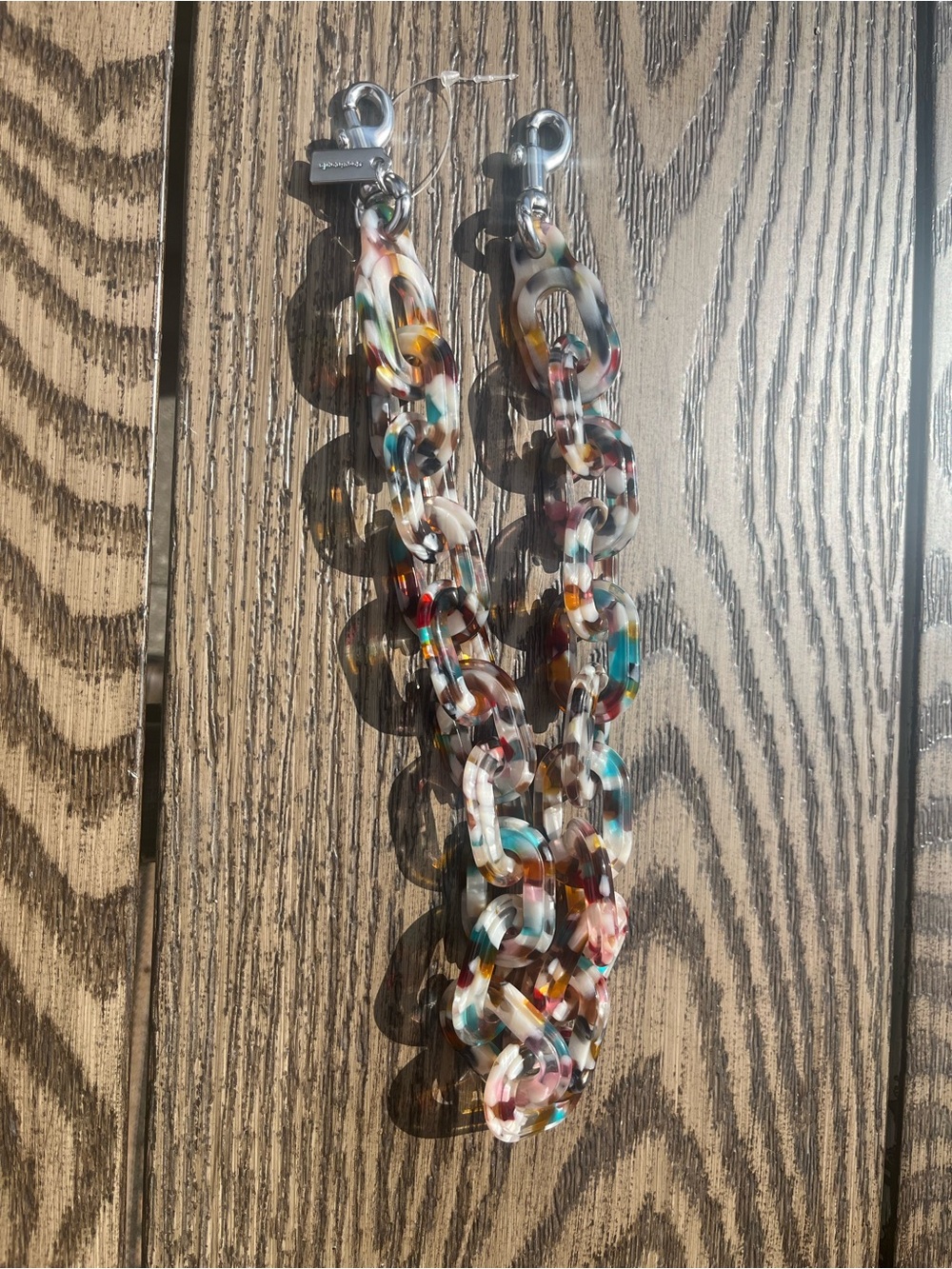 Coach - Coachtopia Resin Bag Chain in Cloud Multi colour - New / Never Used - Picture 4 of 8